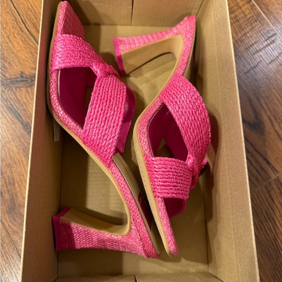 Dolce Vita Nitro Heels Orchid Raffia Size 8 NIB - Picture 6 of 8